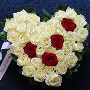 Das Blümchen - Blumen und Mehr: Blumen, Topfpflanzen, Geschenkartikel, Duftkerzen, Raumdüfte, dekorierte Blumenstöcke: saisonale Floristik Muttertag dekorierte Allerheiligen stilvolles Herz aus weißen Rosen