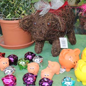 Das Blümchen - Blumen und Mehr: Blumen, Topfpflanzen, Geschenkartikel, Duftkerzen, Raumdüfte, dekorierte Blumenstöcke: Neujahrs-Grüße diverse Glücksbringer