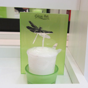 Das Blümchen - Blumen und Mehr: Blumen, Topfpflanzen, Geschenkartikel, Duftkerzen, Raumdüfte, dekorierte Blumenstöcke: grüner Teelichthalter mit Libellenmotiv